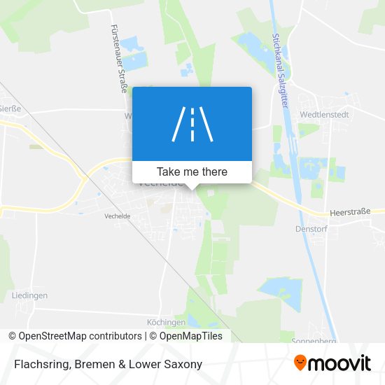 Flachsring map