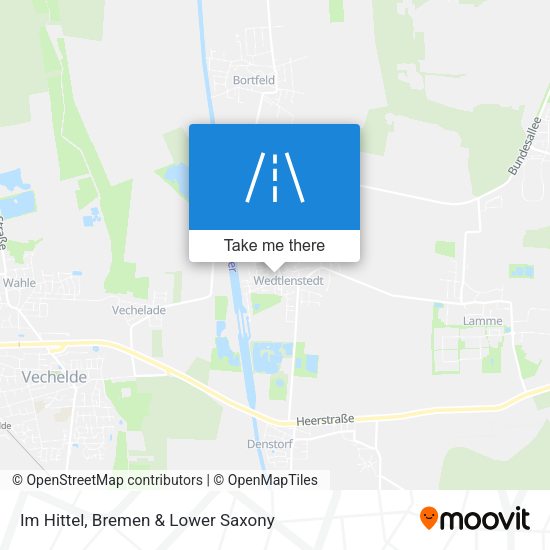 Im Hittel map