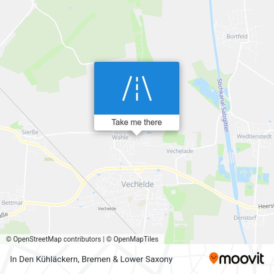 In Den Kühläckern map