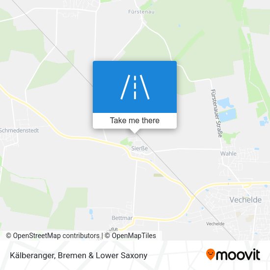 Kälberanger map
