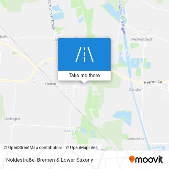 Noldestraße map