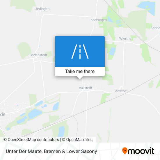 Unter Der Maate map