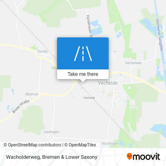 Wacholderweg map
