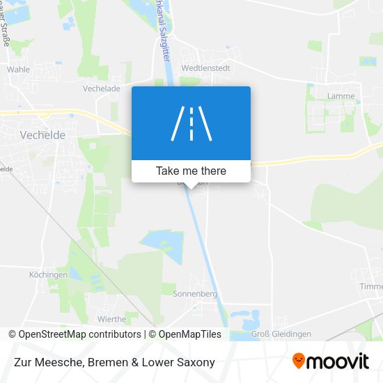 Zur Meesche map
