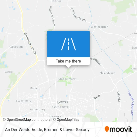 Карта An Der Westerheide
