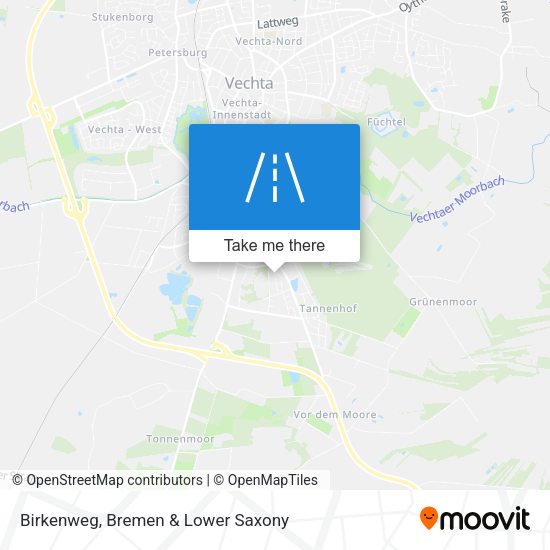 Birkenweg map