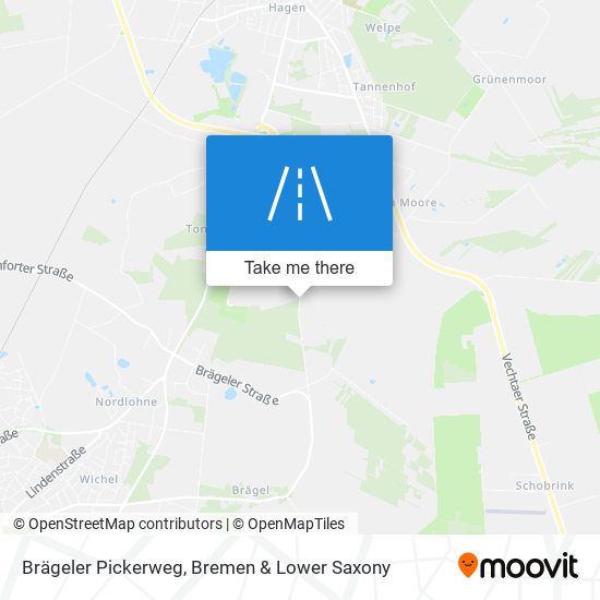 Brägeler Pickerweg map