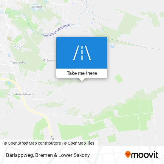 Bärlappweg map