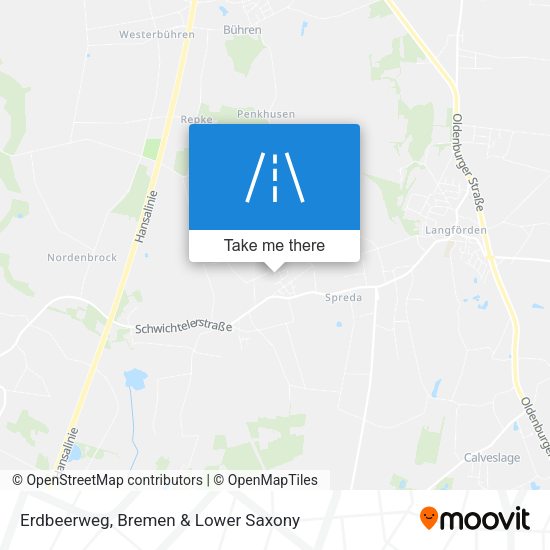 Erdbeerweg map