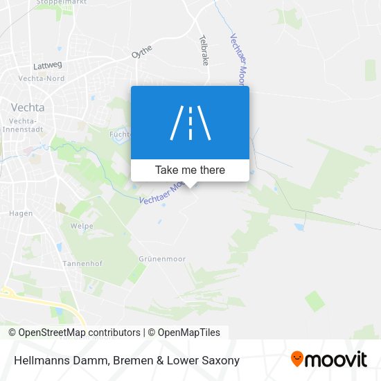 Hellmanns Damm map