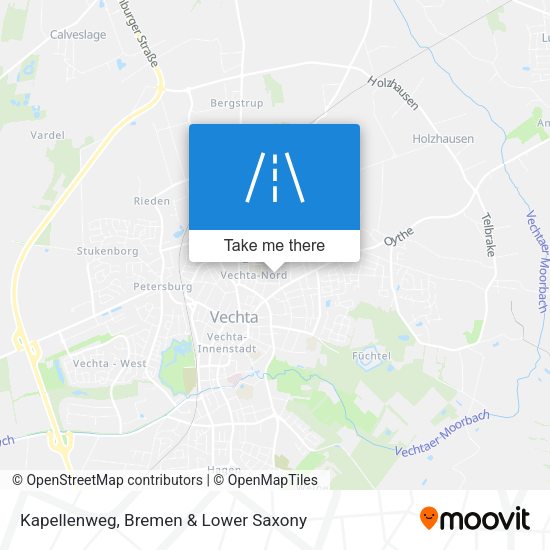 Kapellenweg map