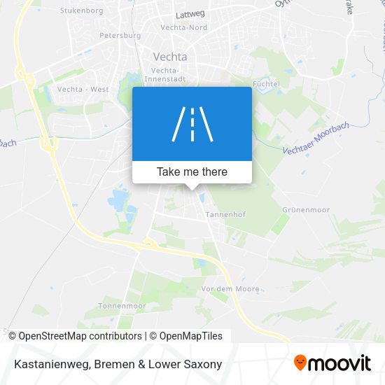Kastanienweg map