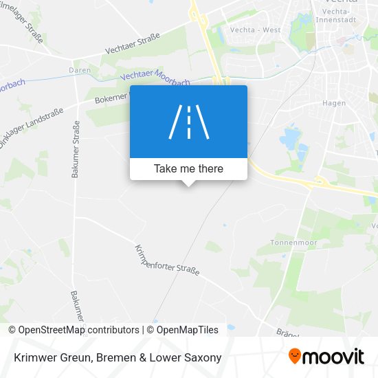 Krimwer Greun map