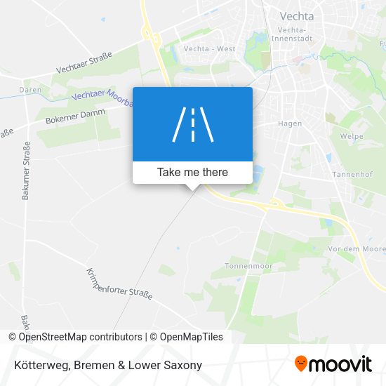 Kötterweg map