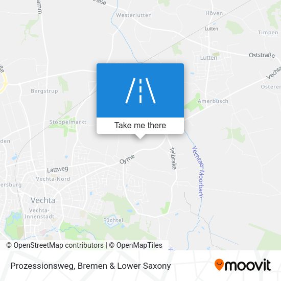 Prozessionsweg map