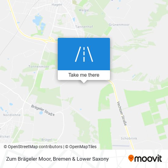 Zum Brägeler Moor map