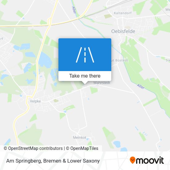 Am Springberg map