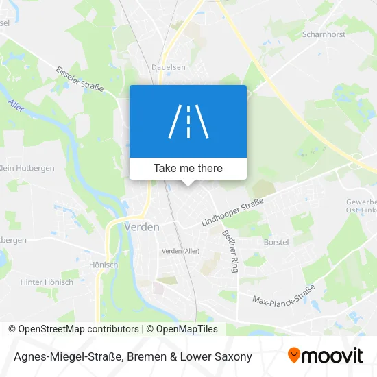 Карта Agnes-Miegel-Straße