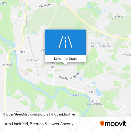Am Hackfeld map