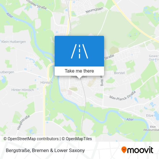 Bergstraße map