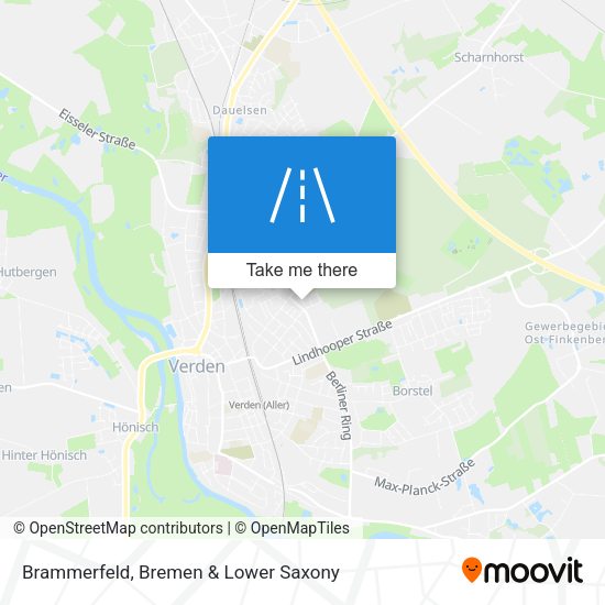 Brammerfeld map