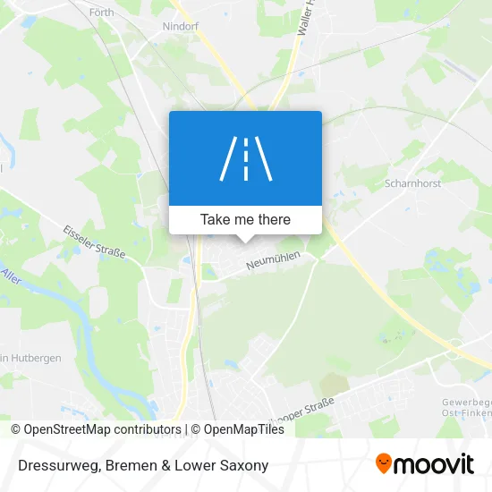 Карта Dressurweg