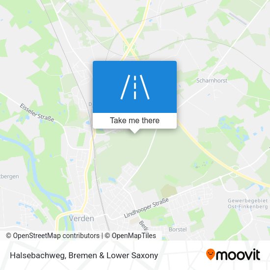 Halsebachweg map
