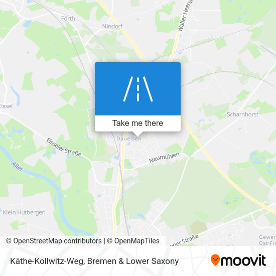 Käthe-Kollwitz-Weg map