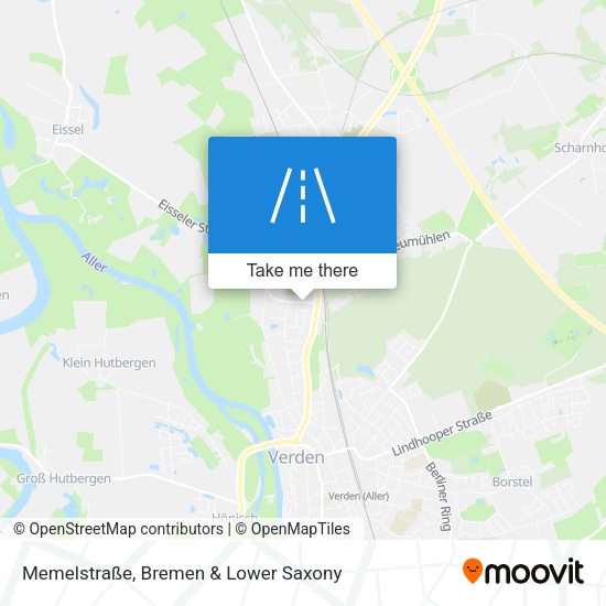 Memelstraße map
