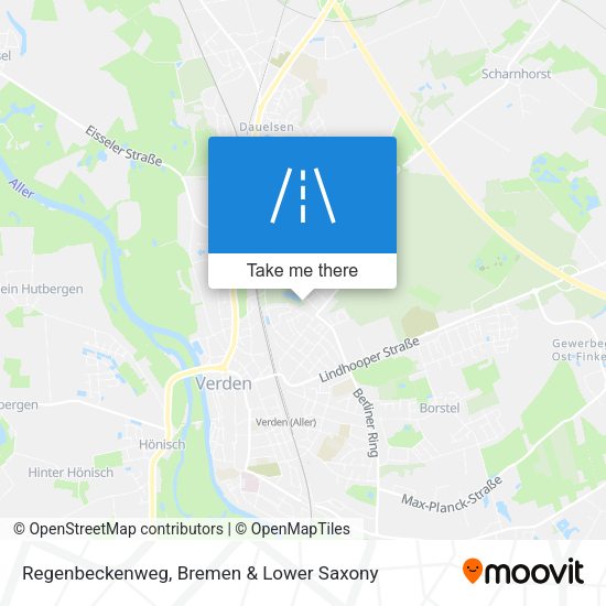 Regenbeckenweg map