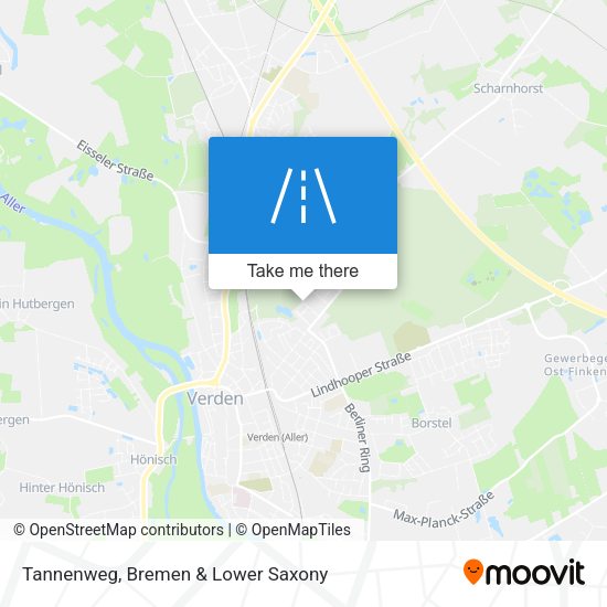 Tannenweg map