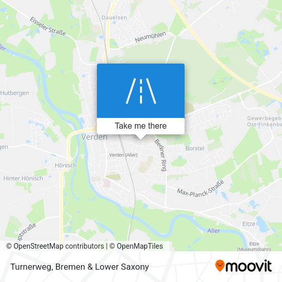 Turnerweg map