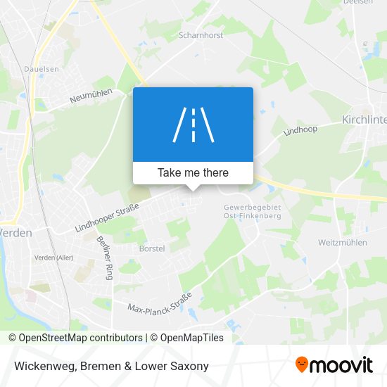 Wickenweg map