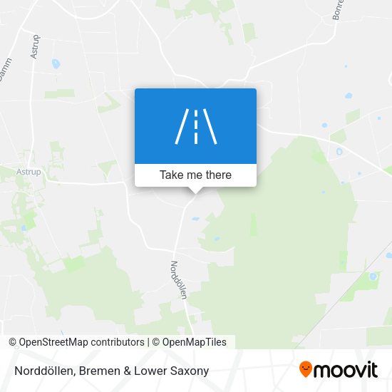 Norddöllen map