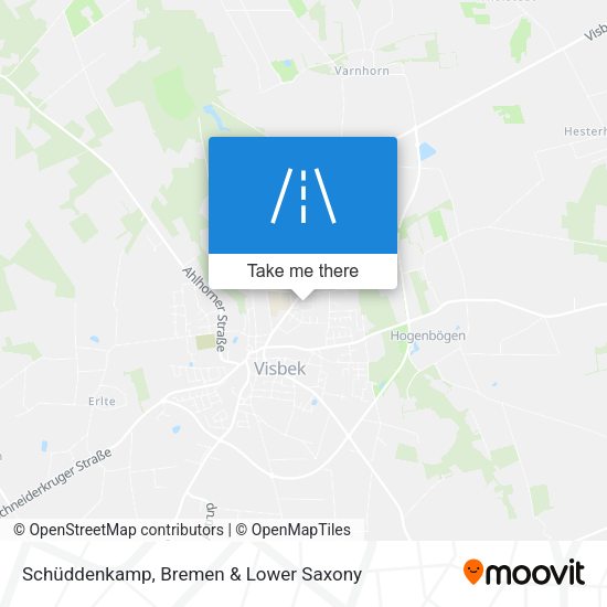 Schüddenkamp map