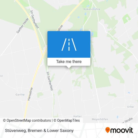 Stüvenweg map
