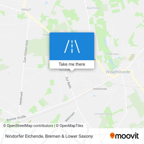 Nindorfer Eichende map