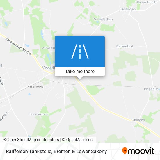 Raiffeisen Tankstelle map