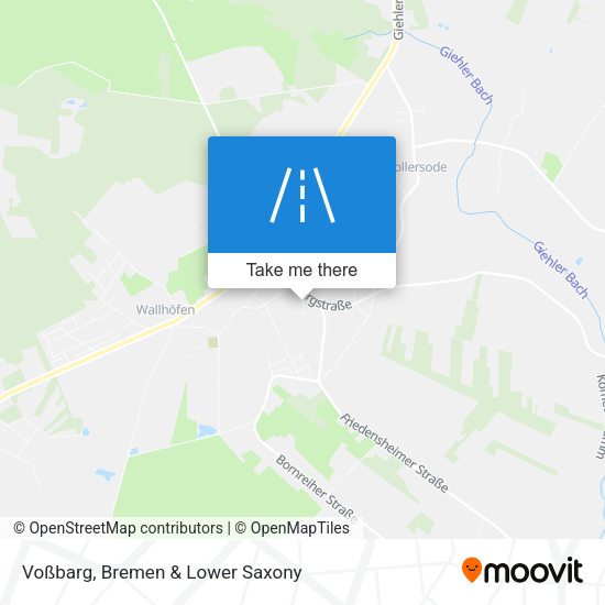 Voßbarg map