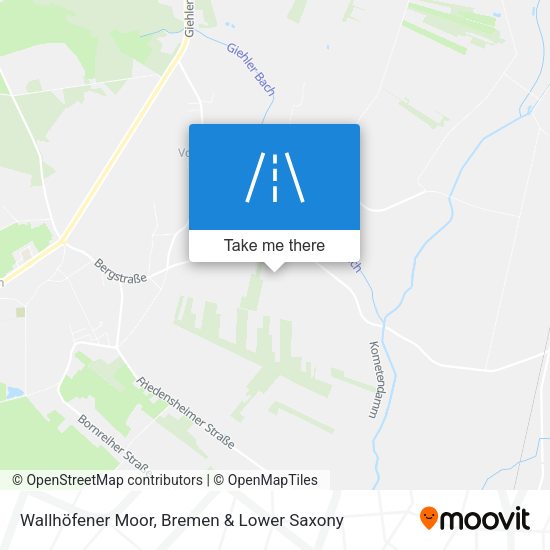 Wallhöfener Moor map