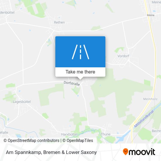 Am Spannkamp map