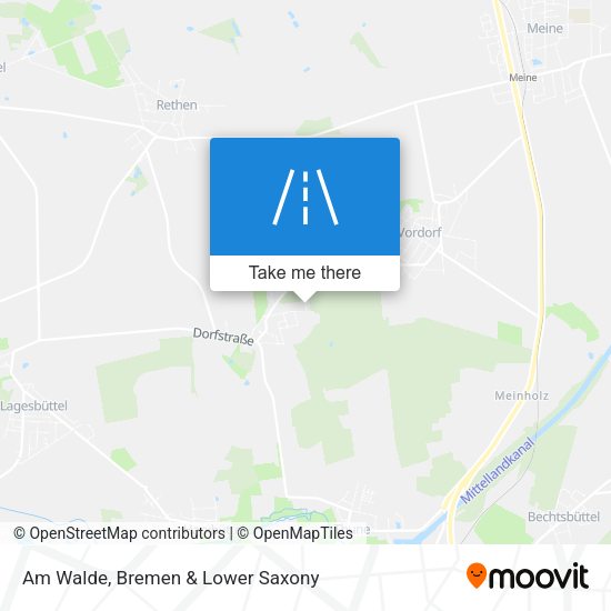 Am Walde map