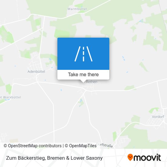 Zum Bäckerstieg map