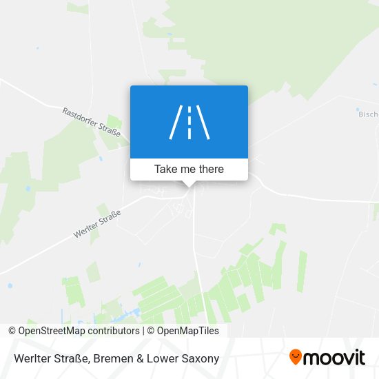 Werlter Straße map