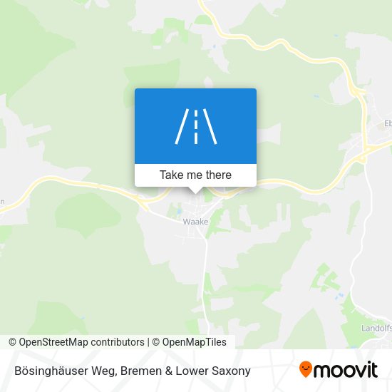 Bösinghäuser Weg map