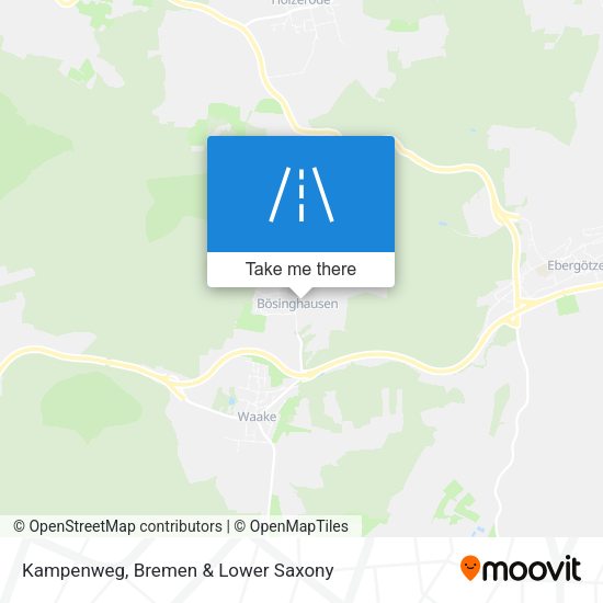 Kampenweg map