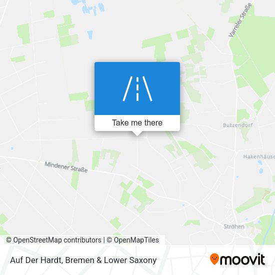 Auf Der Hardt map