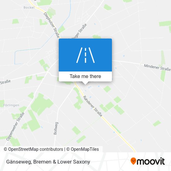Gänseweg map