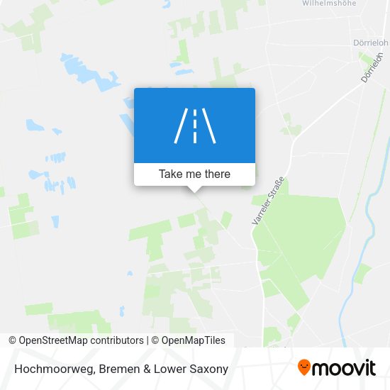 Hochmoorweg map