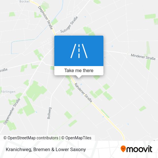 Kranichweg map